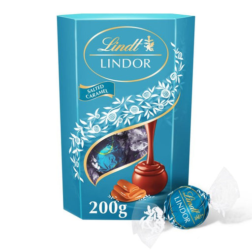 Lindt Lindor Milk Salted Caramel Chocolate Truffles 200g Botiga