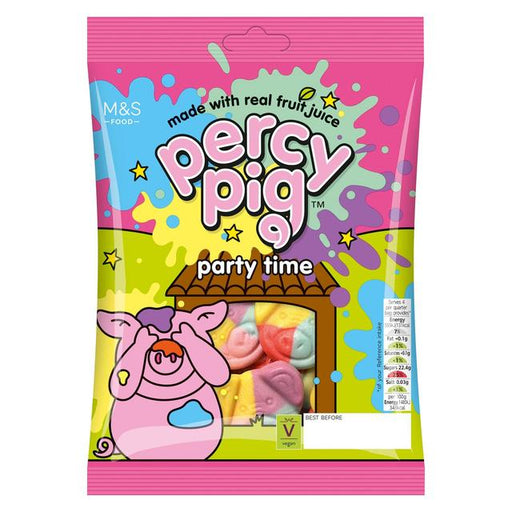 M&S Percy Pig Party Time Fruit Gums 150g Botiga