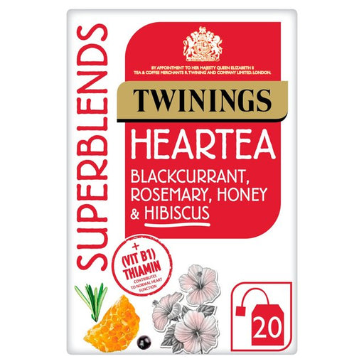 Twinings Superblends Heartea with Blackcurrant, Rosemary and Honey 20 per pack Botiga