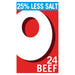 Oxo 24 Reduced Salt Beef Stock Cubes 142g Botiga