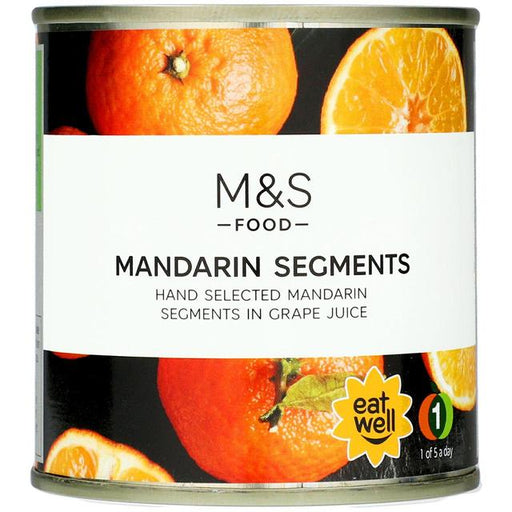 M&S Mandarin Orange Segments in Grape Juice 298g Botiga