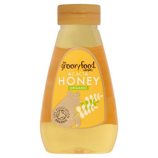 Groovy Food Organic Acacia Squeezy Honey 340g Botiga