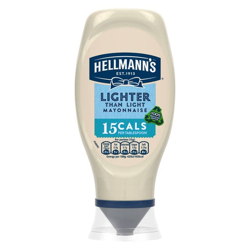 Hellmann's Lighter than Light Squeezy Mayonnaise 430ml Botiga