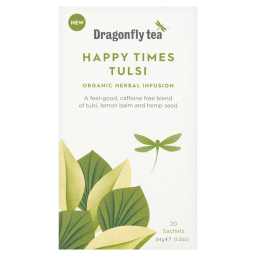 Dragonfly Organic Happy Times Tulsi 20 per pack Botiga