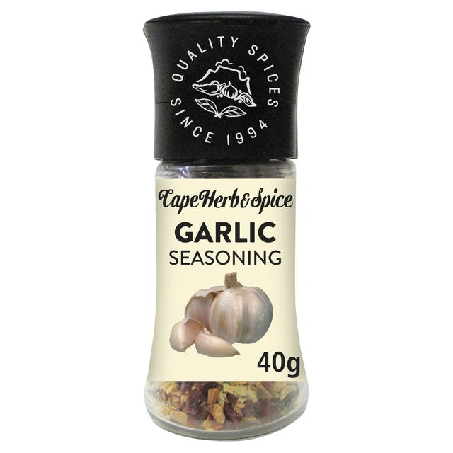 Cape Herb & Spice Garlic Seasoning Grinder 40g Botiga