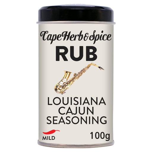 Cape Herb & Spice Louisiana Cajun Seasoning Rub Tin 100g Botiga