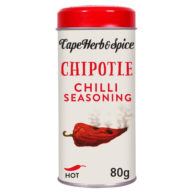 Cape Herb & Spice Chipotle Chilli Seasoning Tin 80g Botiga