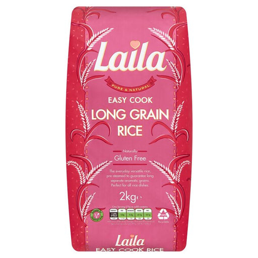Laila Easy Cook Rice 2kg Botiga