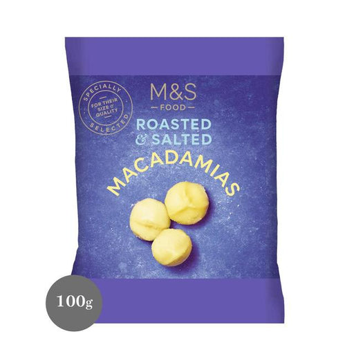 M&S Roasted & Salted Macadamia Nuts 100g Botiga