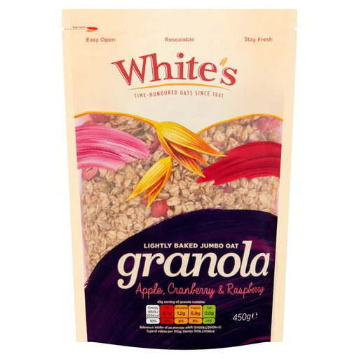 White's Apple, Cranberry & Raspberry Granola 450g Botiga