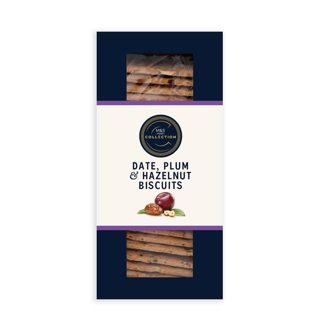 M&S Collection Date, Plum & Hazelnut Biscuits 130g Botiga