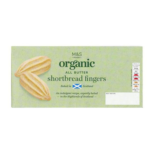 M&S Organic All Butter Shortbread Fingers 175g Botiga