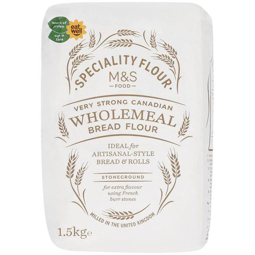 M&S Canadian Very Strong Wholemeal Bread Flour 1.5kg Botiga