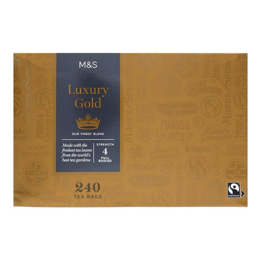 M&S Gold Teabags 240 per pack Botiga