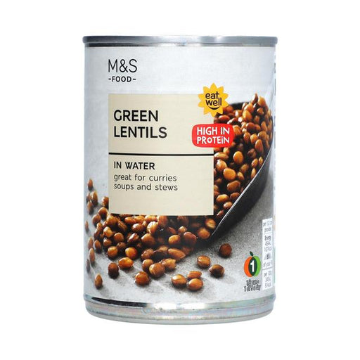 M&S Green Lentils in Water 400g Botiga