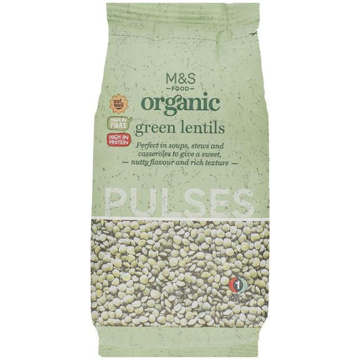 M&S Organic Green Lentils 500g Botiga