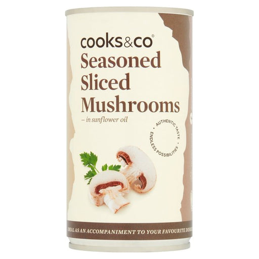 Cooks & Co Seasoned Sliced Mushrooms 345g Botiga
