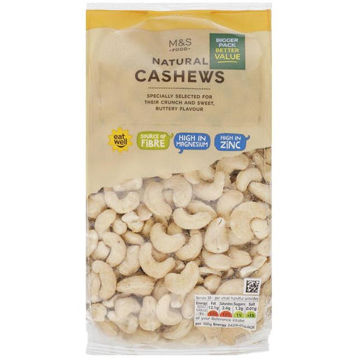 M&S Natural Cashew Nuts 750g Botiga