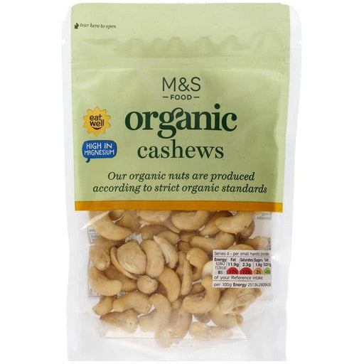 M&S Organic Cashew Nuts 100g Botiga