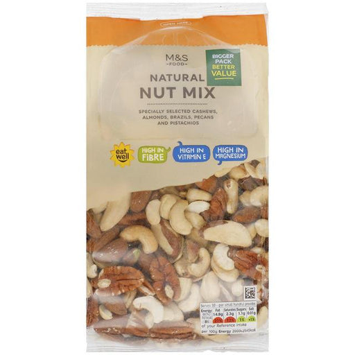 M&S Natural Mixed Nuts 750g Botiga