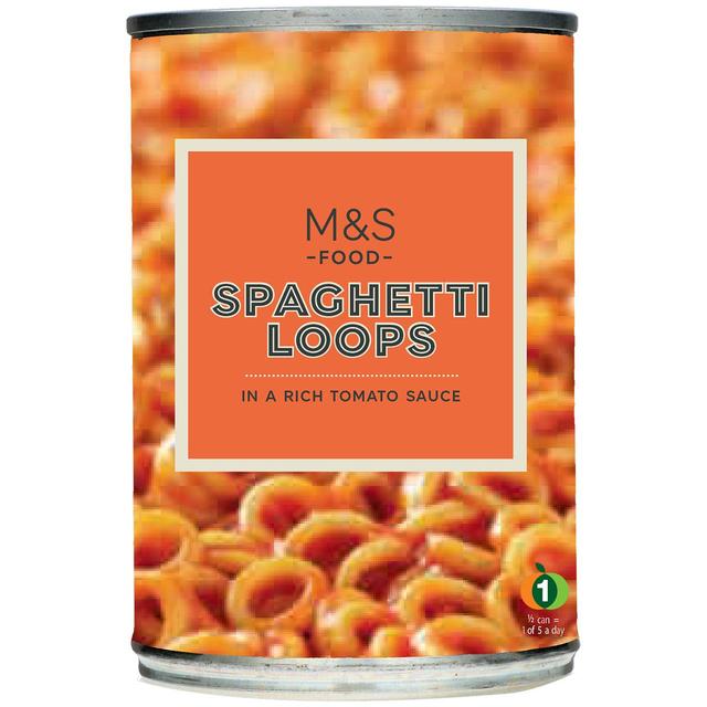 M&S Spaghetti Loops 410g Botiga