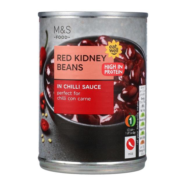 M&S Red Kidney Beans In Chilli Sauce 395g Botiga