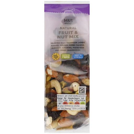 M&S Natural Fruit & Nut Selection 150g Botiga