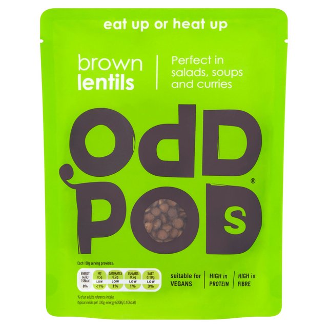 Oddpods Brown Lentils 200g Botiga