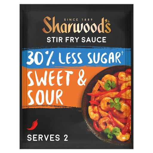 Sharwood's Sweet & Sour 30% Less Sugar Stir Fry Sachet 120g Botiga