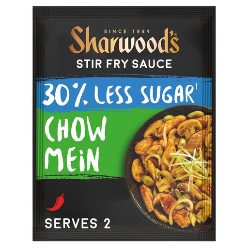 Sharwood's Chow Mein 30% Less Sugar Stir Fry Sachet 120g Botiga