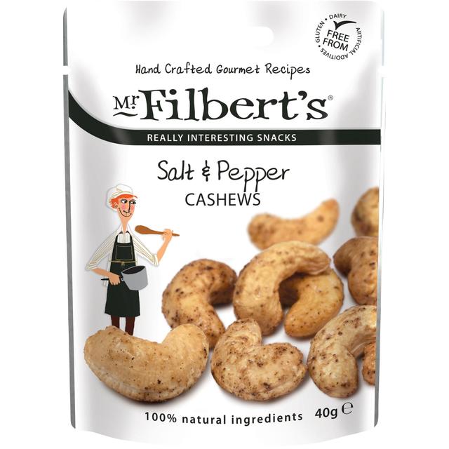 Mr Filbert's Salt & Pepper Cashews 40g Botiga