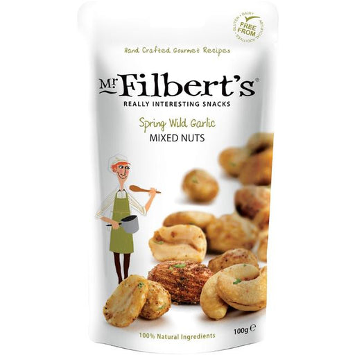 Mr Filbert's Spring Wild Garlic Mixed Nuts 100g Botiga