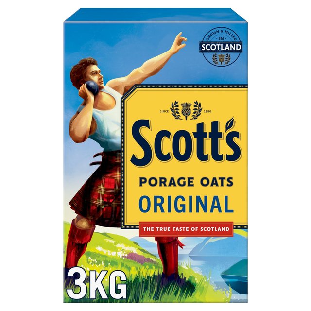 Scott's Porage Original Porridge Cereal Oats 3kg Botiga