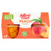 Nature's Finest Fruit Pots Peach in Juice 4 x 120g Botiga