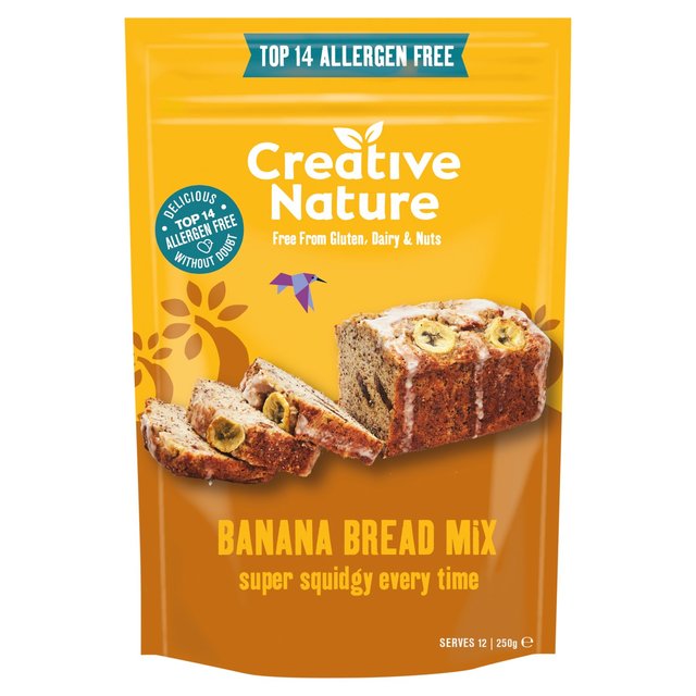 Creative Nature Wholegrain Banana Bread Baking Mix 250g Botiga