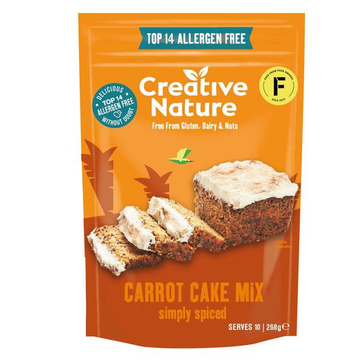 Creative Nature Carrot Cake Loaf Mix 268g Botiga