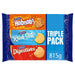 McVitie's Triple Pack Biscuits Hobnobs, Rich Tea, Digestives 815g Botiga