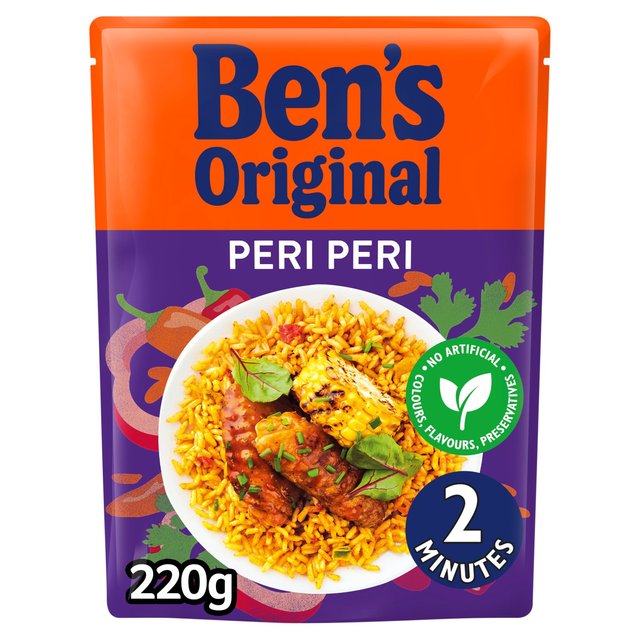Ben's Original Peri Peri Microwave Rice 220g Botiga