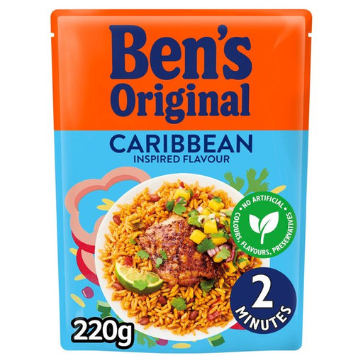 Ben's Original Caribbean Microwave Rice 220g Botiga