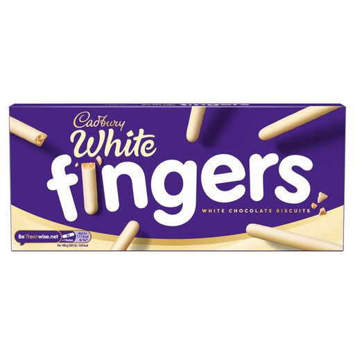 Cadbury Fingers White Chocolate Biscuits 114g Botiga