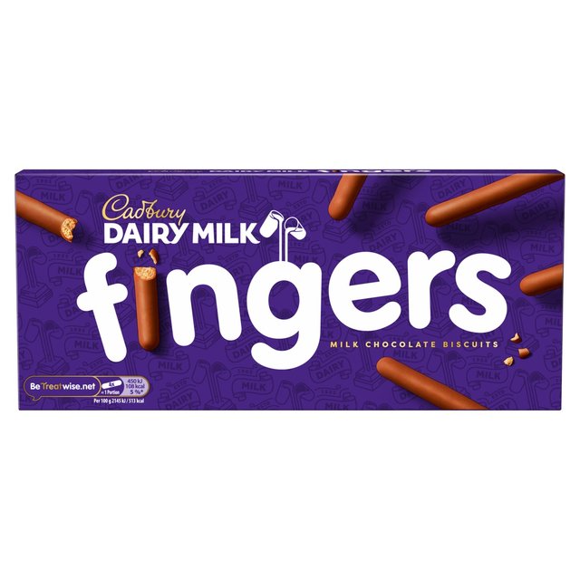 Cadbury Fingers Milk Chocolate Biscuits 114g Botiga