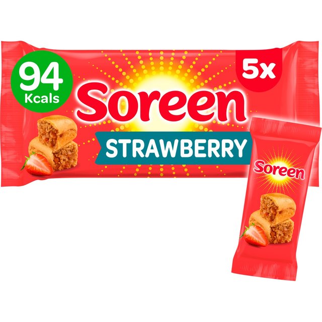 Soreen Lunchbox Loaves Strawberry 5 x 30g Botiga