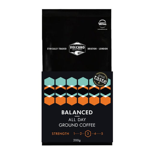 Volcano Coffee Works Balanced Brazil Ground Coffee 200g Botiga