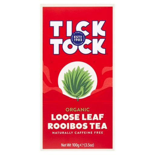 Tick Tock Organic Rooibos Loose Leaf Tea 100g Botiga