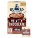 Quaker Oat So Simple Velvety Chocolate Porridge Cereal Sachets 10 per pack Botiga