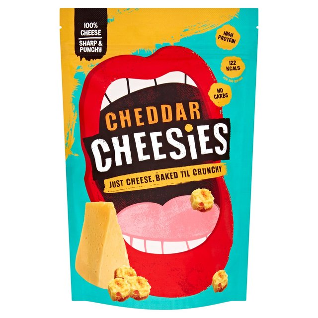 Cheesies Cheddar Crunchy Popped Cheese 60g Botiga