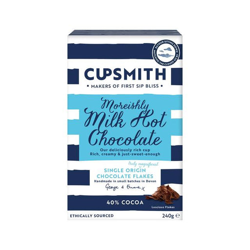 CUPSMITH Hot Chocolate Flakes - Milk Chocolate 240g Botiga