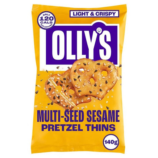 Olly's Pretzel Thins - Multi-Seed Sesame 140g Botiga