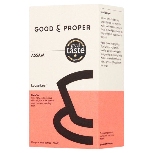 Good & Proper Tea - Loose Leaf Assam Tea 90g Botiga