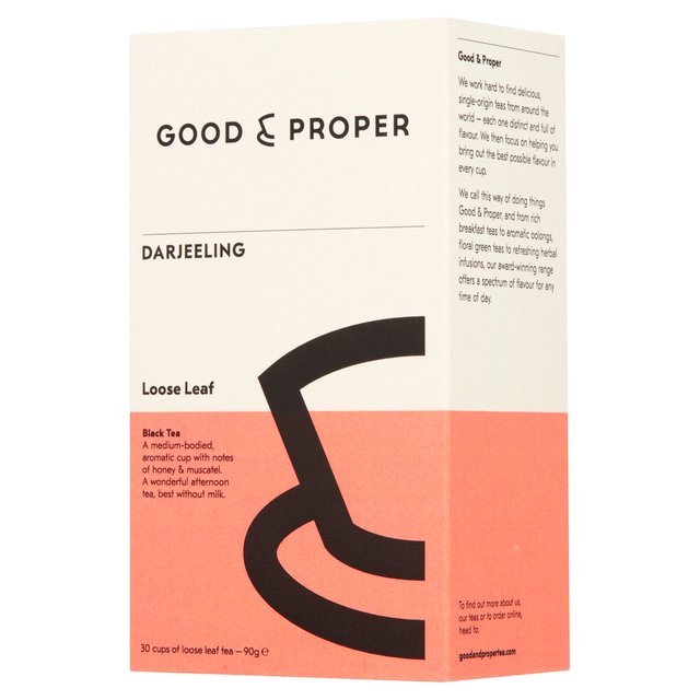 Good & Proper Tea - Loose Leaf Darjeeling Tea 90g Botiga